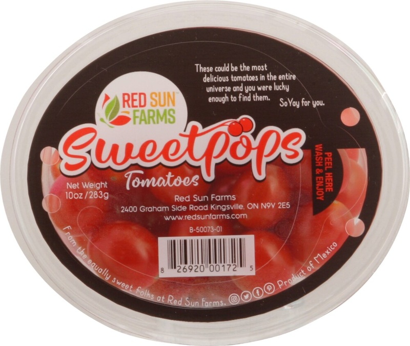 Red Sun Farms Sweet Pops Tomatoes 10 Oz