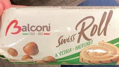 Dollaritem Balconi, Swiss Roll Hazelnut, 250g
