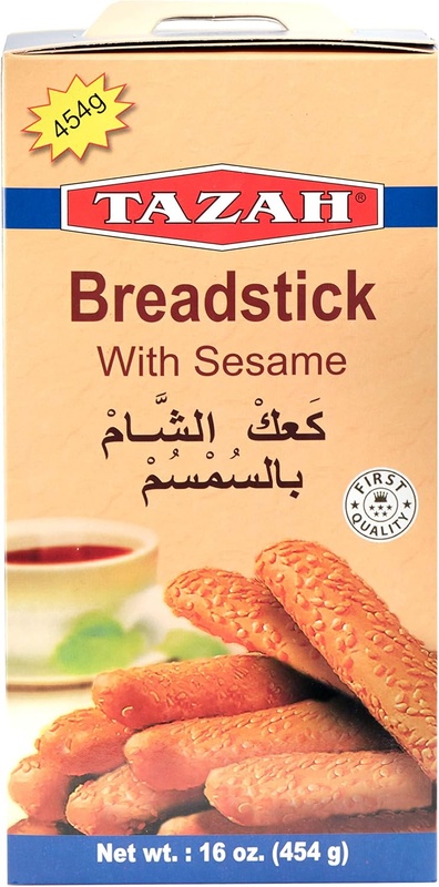 Tazah Bread Sticks With Sesame 16 Oz