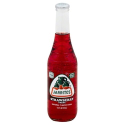 Jarritos Strawberry Soda - 12.5 Fl Oz Glass Bottle
