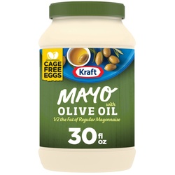 Kraft Mayo With Olive Oil Reduced Fat Mayonnaise, 30 Fl Oz Jar
