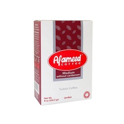 Al Ameed Medium Roast Ground Coffee Without Cardamom 8 Oz