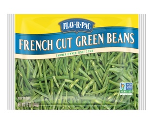 Flav R Pac Green Beans, French Cut 12 Oz