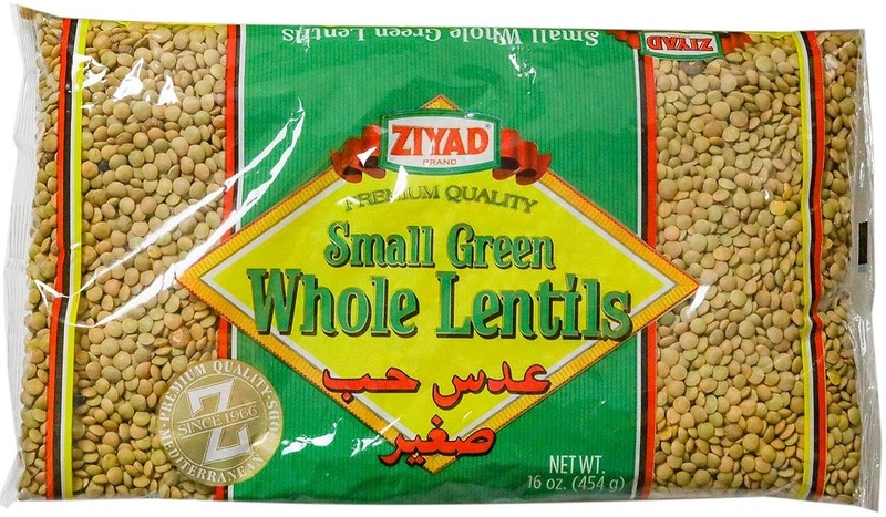 Ziyad Lentils, Whole, Small Green 16 Oz