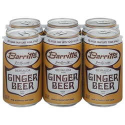 Barritt's Bermuda Stone Ginger Beer 6pk Can