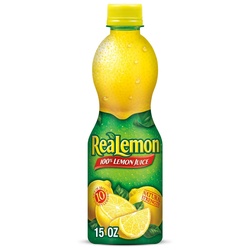ReaLemon 100% Juice - 15 Fl Oz Bottle