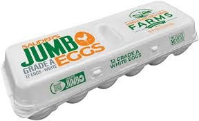 Grade A Jumbo Eggs 12 Eggs