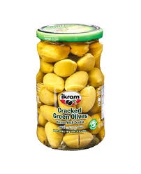 Cracked Green Olives 14.10 Oz
