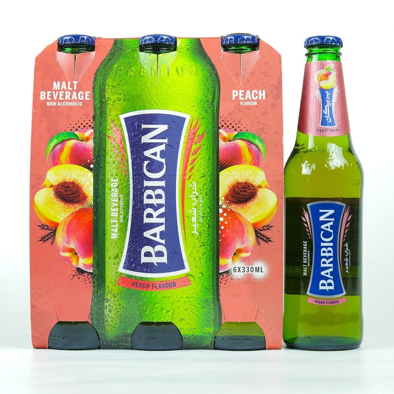 Barbican Peach Non-Alcoholic Drink 11.1 Fl. Oz