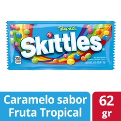 Skittles Bite Size Candies, Tropical 2.17 Oz