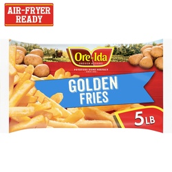 Ore-Ida Golden French Fries Fried Frozen Potatoes Value Size, 5 Lb Bag