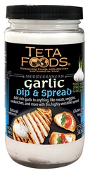 Teta Foods Garlic Dip & Spread, Gourmet Mediterranean, Original