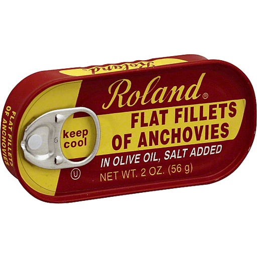 Roland Flat Fillets Of Anchovies In Olive Oil