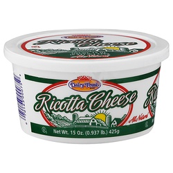 Dairy Fresh Whole Milk Ricotta Cheese 15 Oz