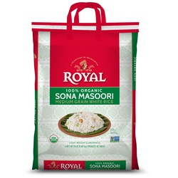 Royal Organic Sona Masoori Rice 20lb