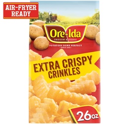 Ore Ida Extra Crispy Crinkles French Fries Fried Frozen Potatoes