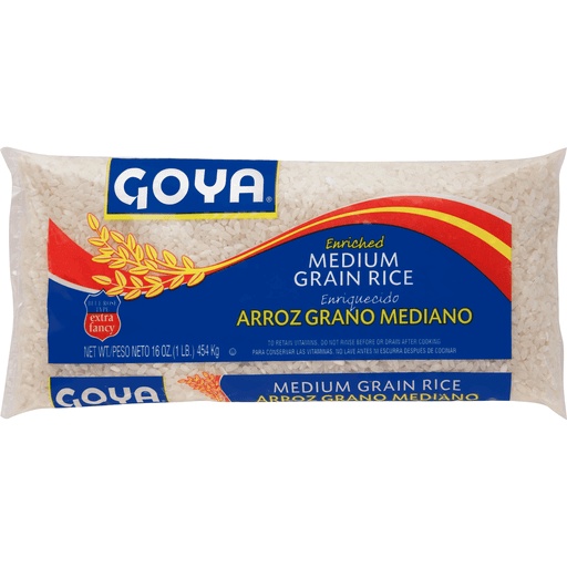 Goya Enriched Medium Grain Rice 16 Oz