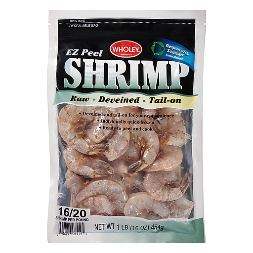 Wholey Ez Peel 16/20 Raw Shrimp