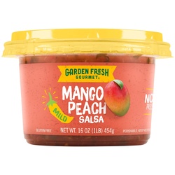 Garden Fresh Gourmet Mango Peach Salsa - Mild, 16 Oz