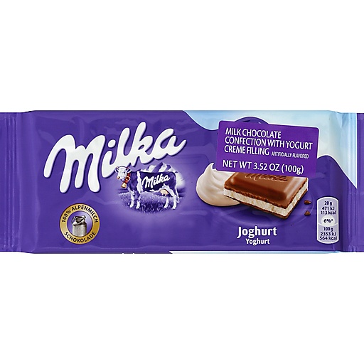Milka Milk Chocolate Confection, With Yogurt Creme Filling