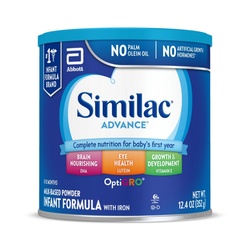 Similac Advance OptiGro Milk-Based Powder Infant Formula With Iron, 0-12 Months, 12.4 Oz