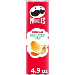 Pringles Potato Crisps Chips, Reduced Fat Original 4.9 Oz