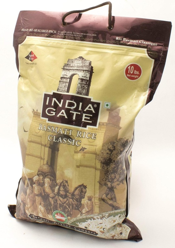 India Gate Basmati Rice, Classic, 10 Lb. White