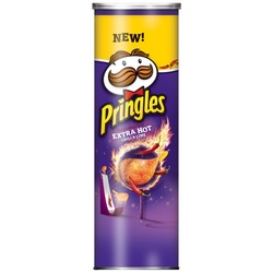 Pringles Extra Hot Chili & Lime Potato Crisps, 5.5 Oz