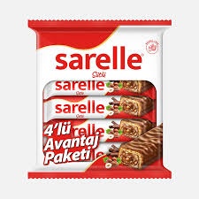 Sarelle Hazelnut & Milk Chocolate Cream Filled Wafer 20x33g