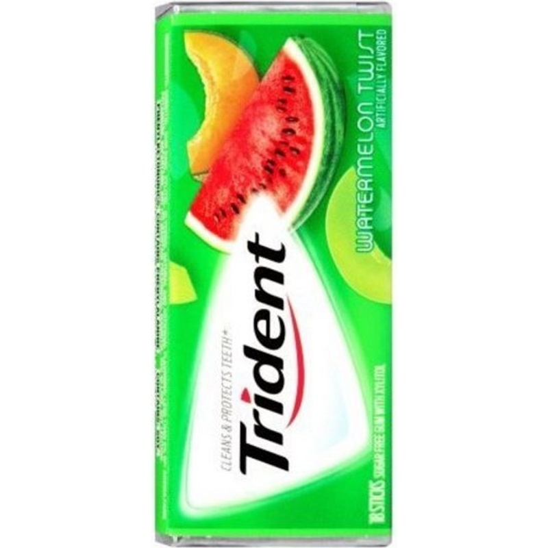 Trident Watermelon Twist Sugar Free Gum, 14 Piece Pack